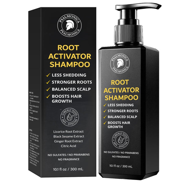 Root Activator Shampoo for Men: Hair Growth Shampoo for Hair Loss and Thinning Hair - Hair Loss Regrowth Shampoo for Men Women (Refreshing Scent)