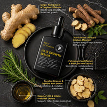 Load image into Gallery viewer, Hair Growth Serum: Root Activator Scalp Treatment for Hair Loss &amp; Regrowth with Rosemary Oil - Botanical DHT Blocker Hair Thickening Formula for Thinning Hair - for Women &amp; Men (1 Fl Oz (Pack of 1))